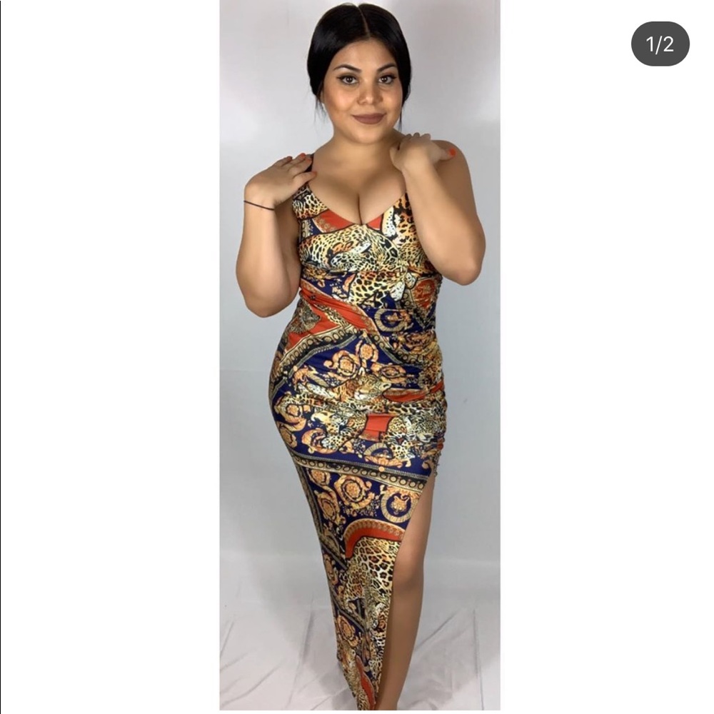 Panther Print Dress